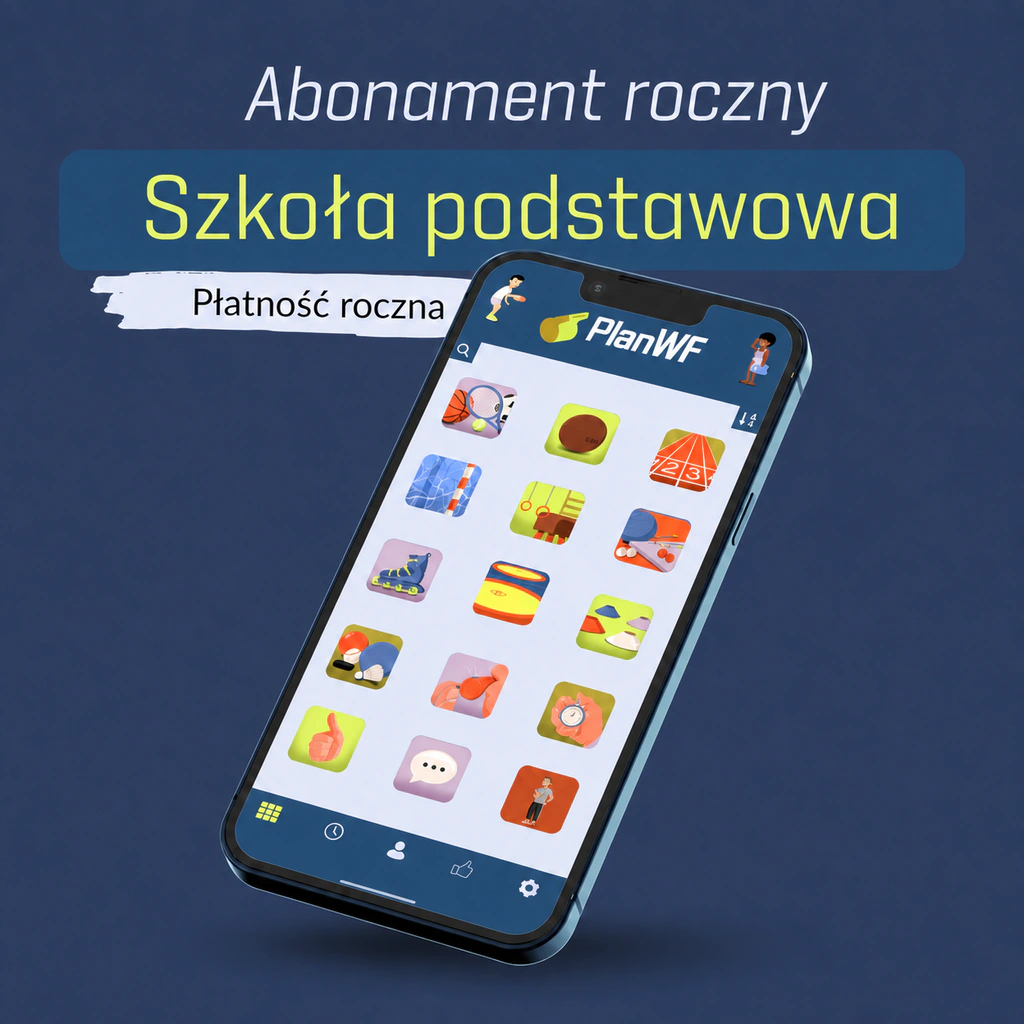 Abonament roczny – PlanWF, szkoła podstawowa