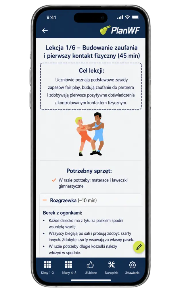 PlanWF – szczegóły lekcji pokazowej